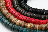 Coconut Shell Rondelle